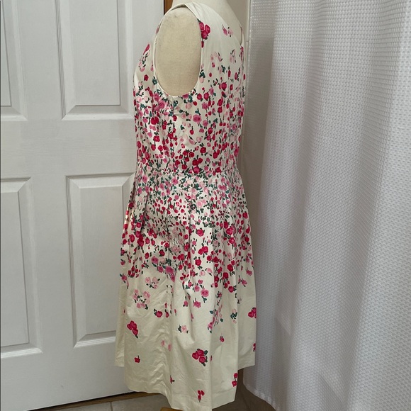 Talbots RSVP Rose Garden Fit Flare Dress 12 EASTER FLORAL Fully Lined - Picture 6 of 12
